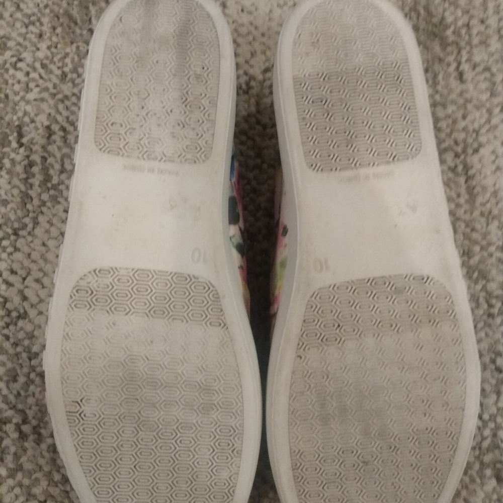 Christian Siriano Floral Slip-On Sneakers Size 10 - Picture 6 of 8